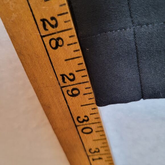 Eileen Fisher Womens Slim Ankle Trouser Pant Size Large Black Organic Cotton - Picture 12 of 13